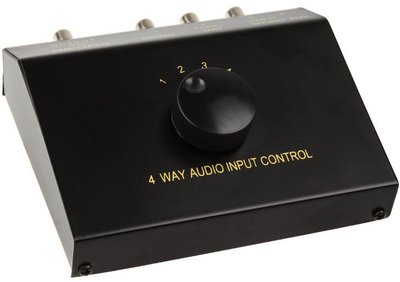 InLine 4-fach Audio Umschalter manuell, Cinch/3,5mm - Arvutitark