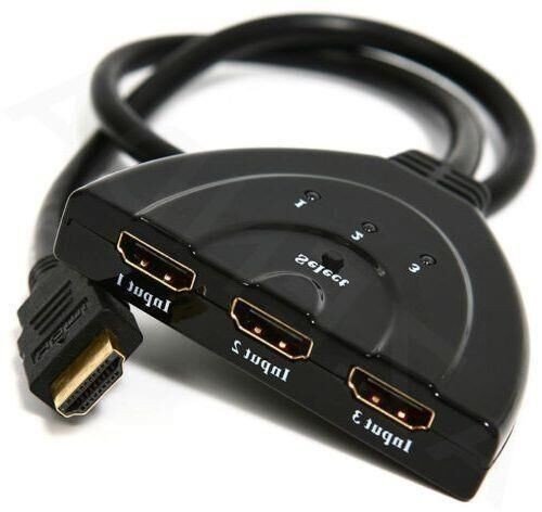 CABLE HDMI SWITCH 3PORTS/DSW-HDMI-35 GEMBIRD - Arvutitark