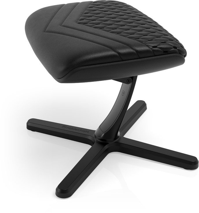 noblechairs Footrest 2 - Real Leather Black