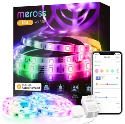 MEROSS Smart WiFi LED Strip wtih RGB (2*5 meter) - Arvutitark