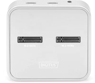 DIGITUS Station d'accueil SSD M.2 NVMe + M.2 SATA, lecteur