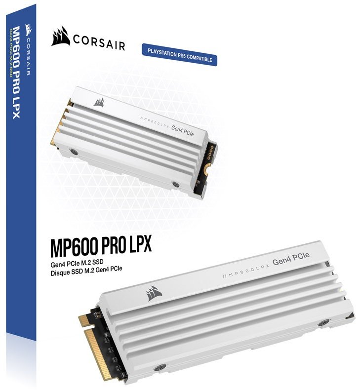 Corsair MP600 Pro LPX : des SSD taillés pour la PS5 de Sony - Les Numériques