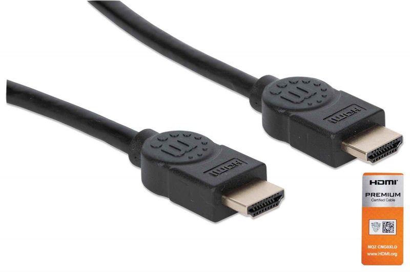 Fremmedgørelse Til fods stout Manhattan Premium HDMI-Kabel Ethernet-Kanal 4K60HZ 1,8m - Arvutitark
