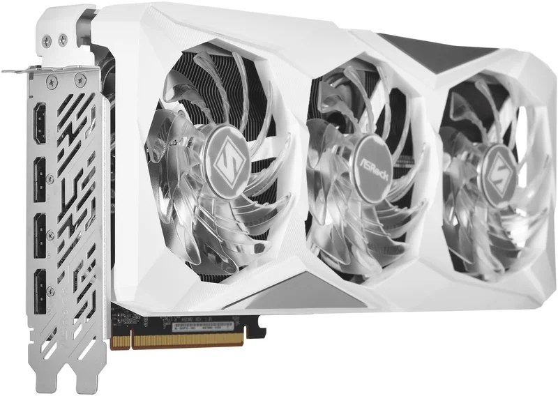 Rx 7700 xt gigabyte 12gb. RX 7700 XT ASROCK. ASROCK rx7700xt Steel Legend. ASROCK PG RX 7700xt. Видеокарта ASROCK AMD Radeon RX 7700 XT Challenger OC Порты