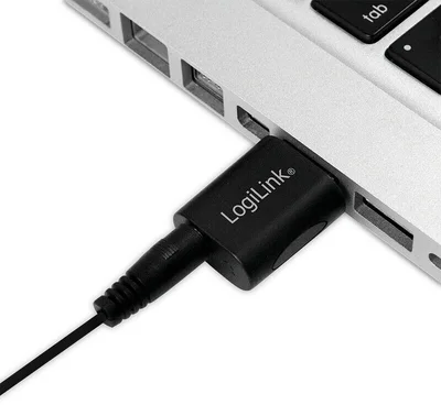 Logilink UA0398 - Adaptador USB tipo C a jack de audio 3,5 mm, 13 cm