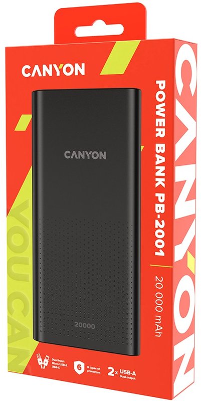 Power Bank 20000 mAh PB-2002