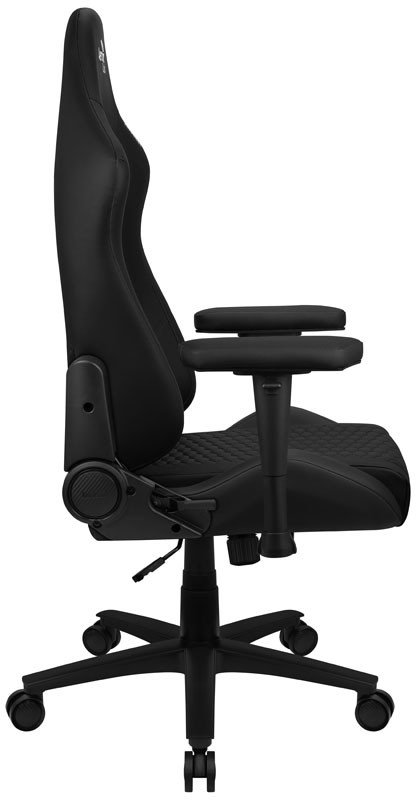 Gaming Crown Aerocool Leatherette Black Stuhl,... Arvutitark All -