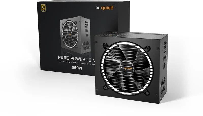 be quiet! SFX POWER 3 450W PC Netzteil Temperaturgesteuerter 80mm