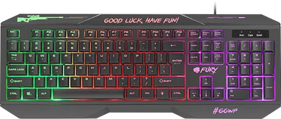 Fury Hellfire 2 Teclado Usb Qwerty Preto