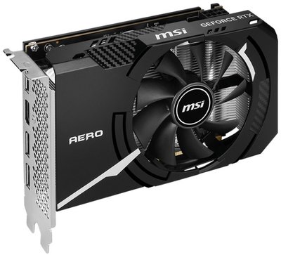 MSI NVIDIA RTX 3060 AERO ITX 12GB GDDR6 Graphic Card Black