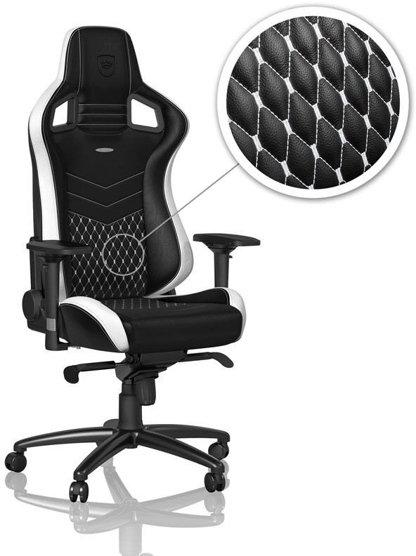 Noblechairs EPIC Gaming Stuhl, schwarz/rot 