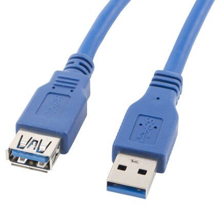 Lanberg CA-USBA-11CC-0050-BK USB-A To USB-B M/M Cable 5 m