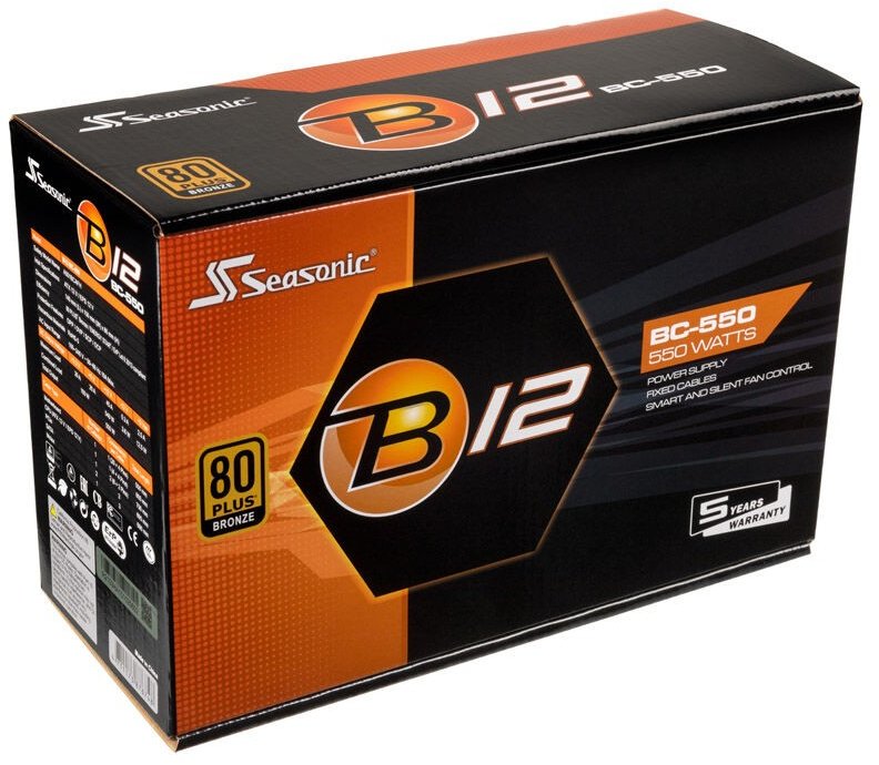 Seasonic B12 BC-550 Bronze 550W