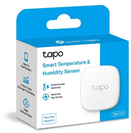 TP-Link Tapo T310 Smart Temperature & Humidity Monitor - White