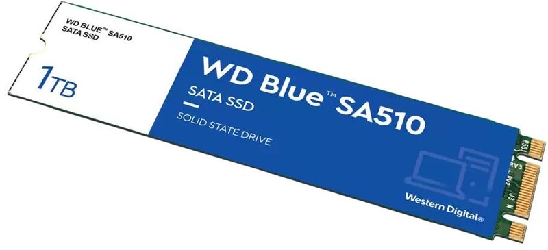 Disque SSD SATA WD Blue SA510 au format M.2