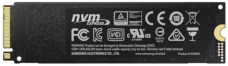 Disque Dur SSD SAMSUNG 970 EVO+ 250Go M.2 NVMe PCIe(Nu) * MZ
