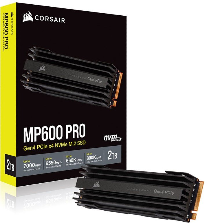 Corsair MP600 PRO 1TB M.2 NVMe PCIe Gen 4 x4 SSD