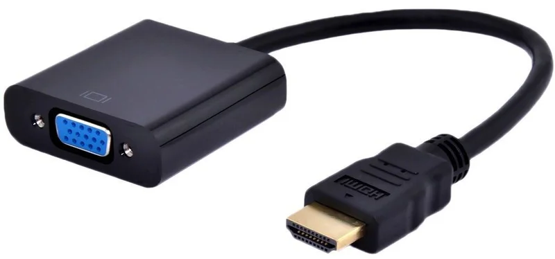 Adaptateur HDMI M vers VGA F Supporte l audio via câble Jack CONNECTLAND  Réf : 0301669 - AD-HDMI-TO-VGA+AUDI