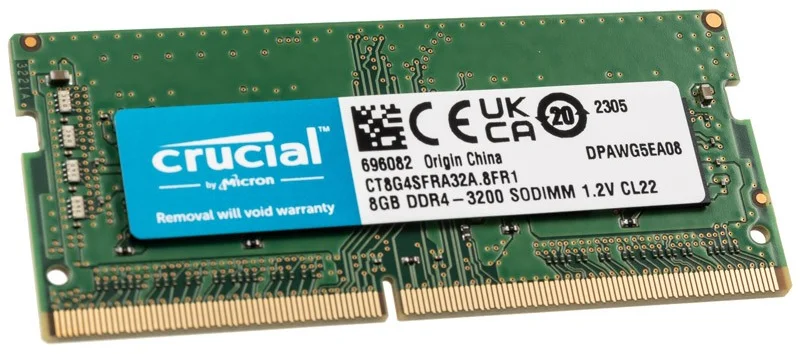 CRUCIAL SODIMM 8Go DDR4-3200