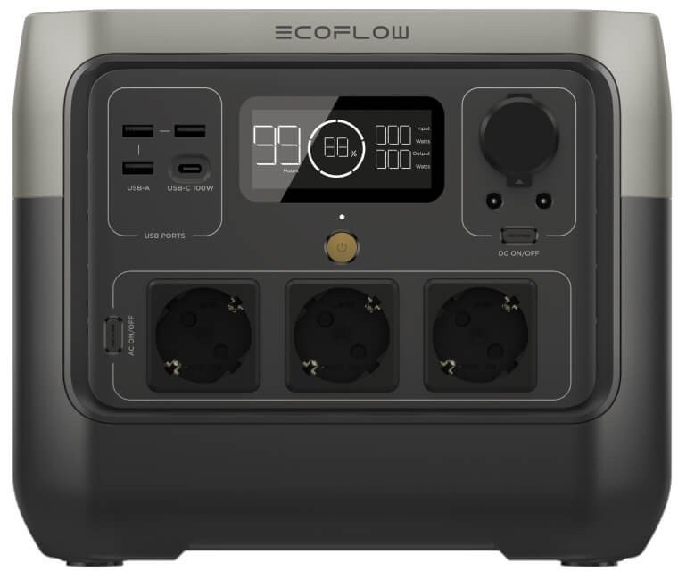 EcoFlow RIVER 2 Pro 768Wh Portable Power Station with 11 Outlets 
