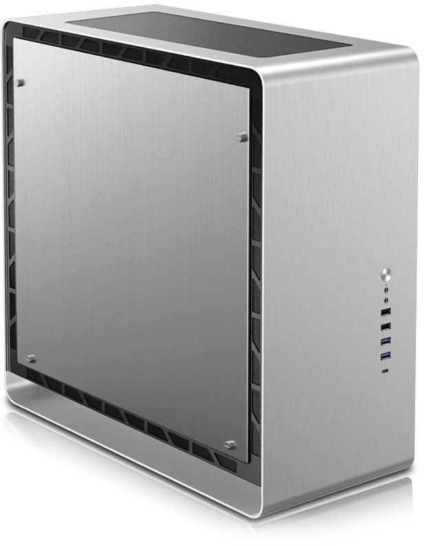 Jonsbo V11 Silver, mini-ITX case, PCI-E 4.0 - silber