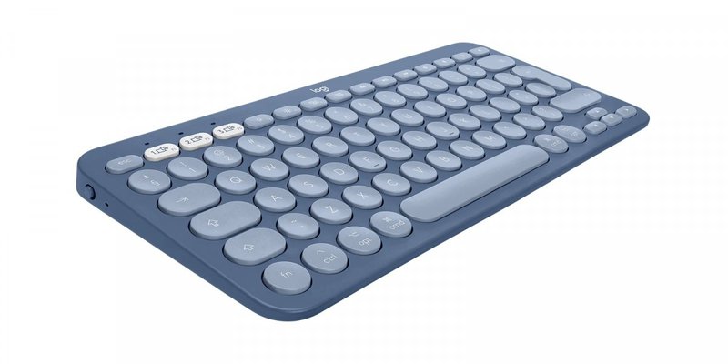 LOGITECH K380 Blueberry Clavier sans fil Bluetooth Multidispositif pour Mac  - AZERTY (920-011174) avec Quadrimedia