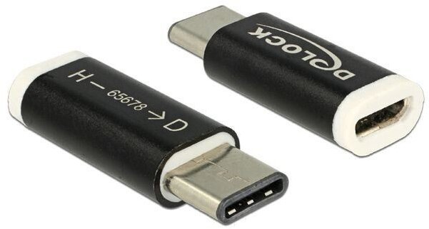 Delock Adaptateur USB coudé Connecteur USB C - Prise USB C