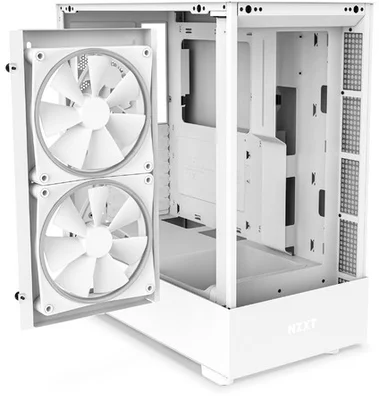 NZXT H5 Elite - All White CC-H51EW-01 White Computer Cases 