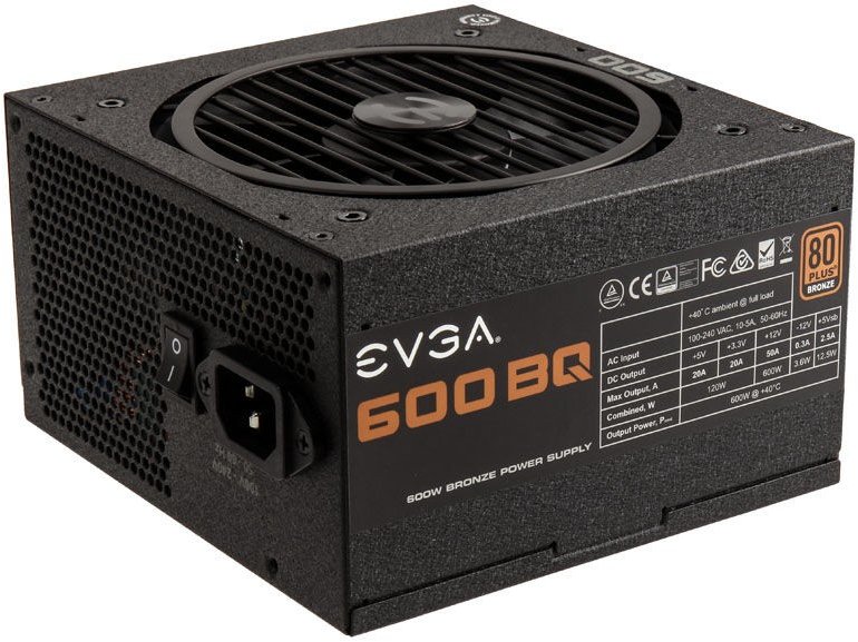 EVGA BQ 80 PLUS - 600 Watt -