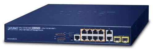 IPv4/IPv6, 8-Port Managed 802.3at PoE+ Gigabit Ethernet