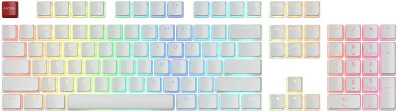 Glorious PC Gaming Race ABS Keycaps 105 ES Layout