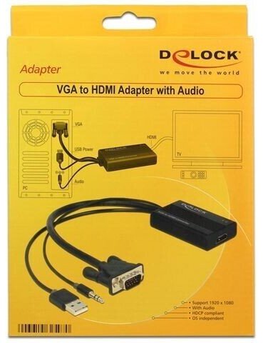 ADAPTATEUR HDMI-VGA HDTV +AUDIO + POWER