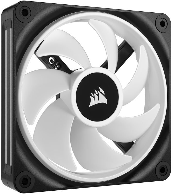 Corsair iCUE LINK QX120 RGB 120mm PWM PC Fan, Ventilateur de boîtier Blanc,  Expansion Kit