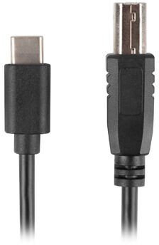 Lanberg CA-USBA-11CC-0050-BK USB-A To USB-B M/M Cable 5 m
