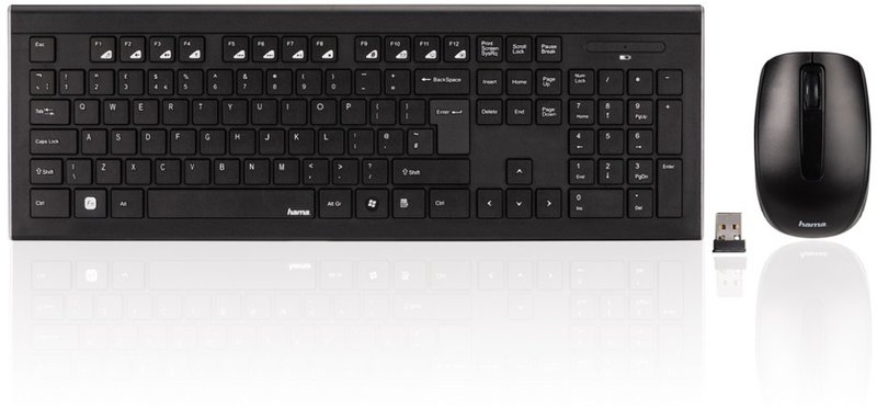 Hama Wireless keyboard and mouse set Cortino - Arvutitark