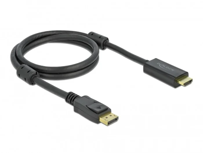 Delock Active DisplayPort to HDMI Cable 4K 60 Hz 1 m - Arvutitark