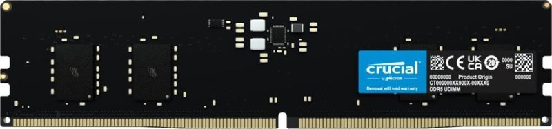 Crucial 16GB DDR5-4800 SODIMM CL40 (16Gbit), - Arvutitark