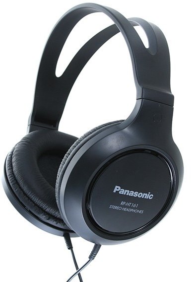 Panasonic headphones RP-HT161E-K, black - Arvutitark