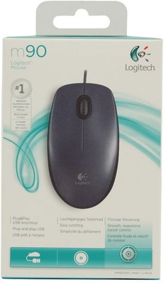 Logitech Mouse Black - M90 - Arvutitark