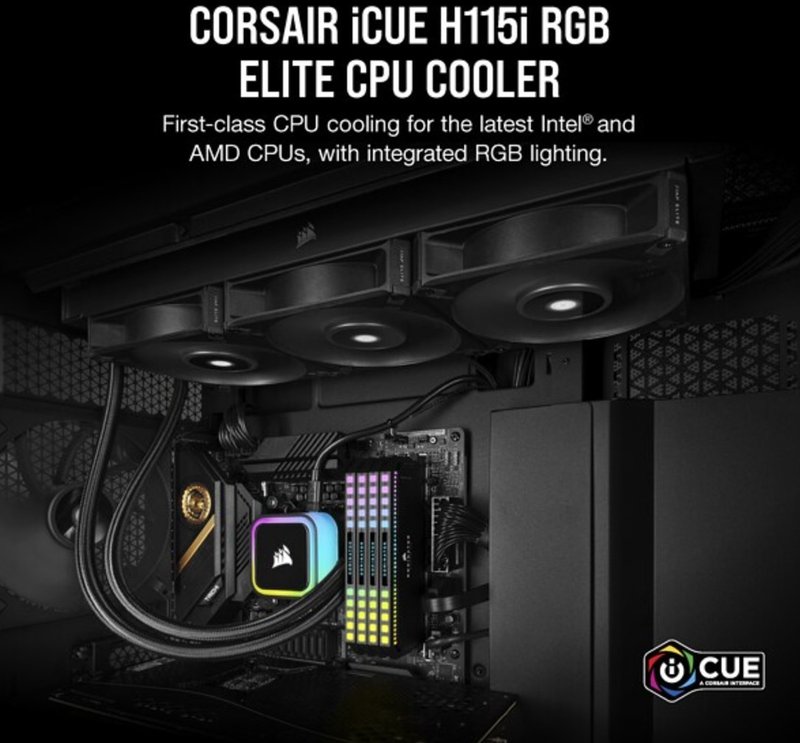 CORSAIR iCUE LINK H150i RGB AiO 360mm Liquid Cooler - Arvutitark