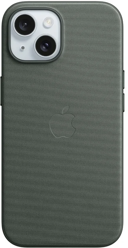 iPhone 15 Pro FineWoven Case with MagSafe - Evergreen - Apple